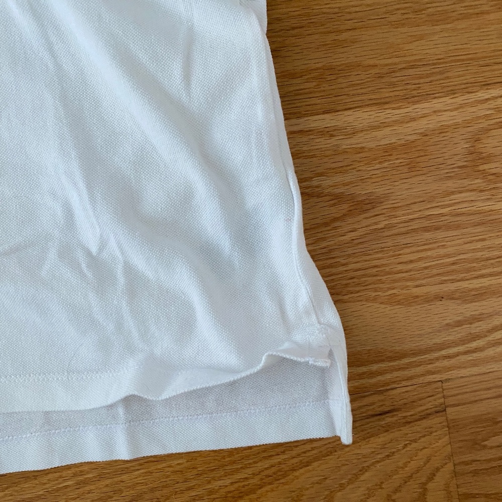 GAP Men's NWOT White Pique Polo (L) - Picture 5 of 6